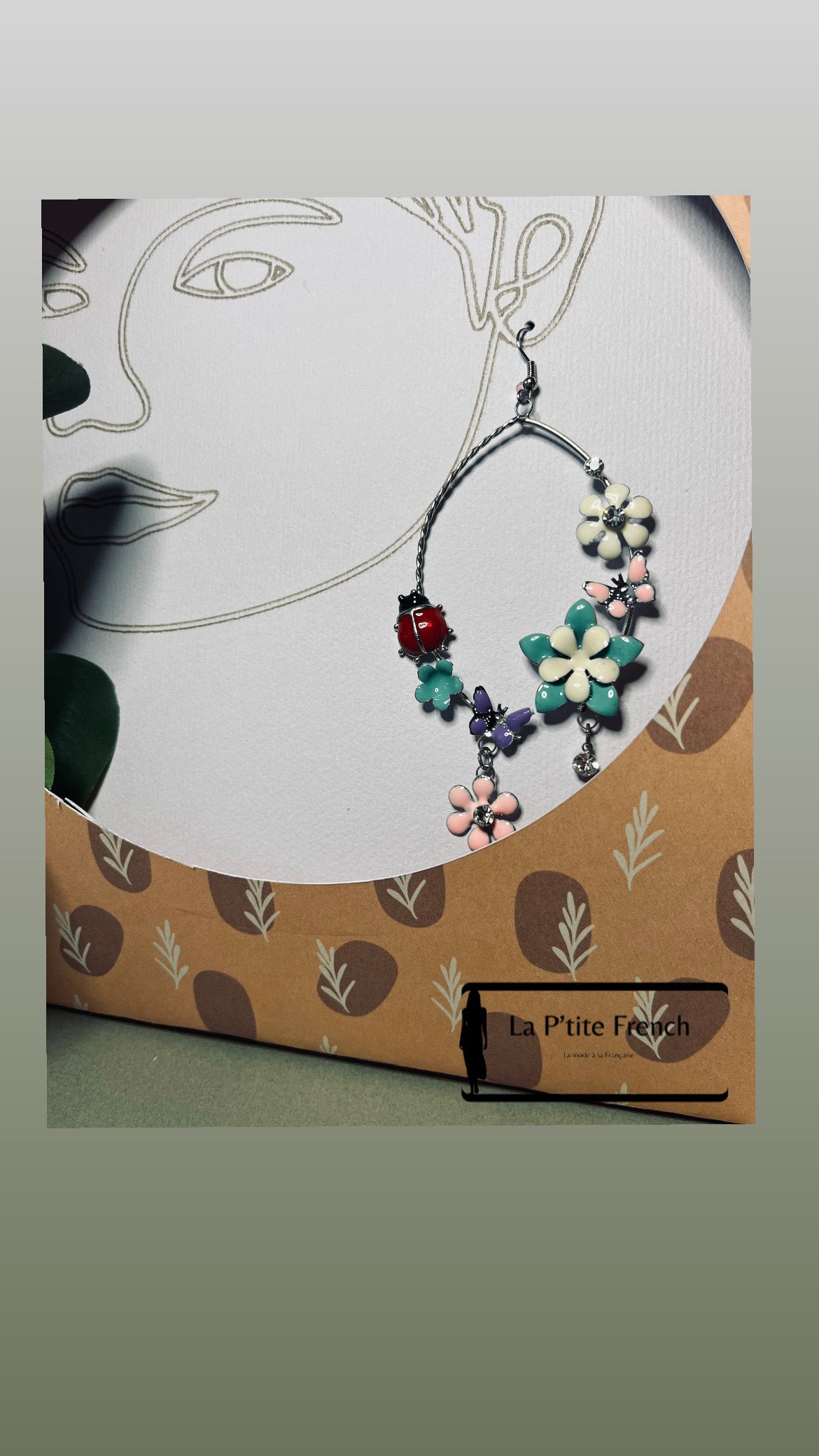 Boucles d'Oreilles Coccinella