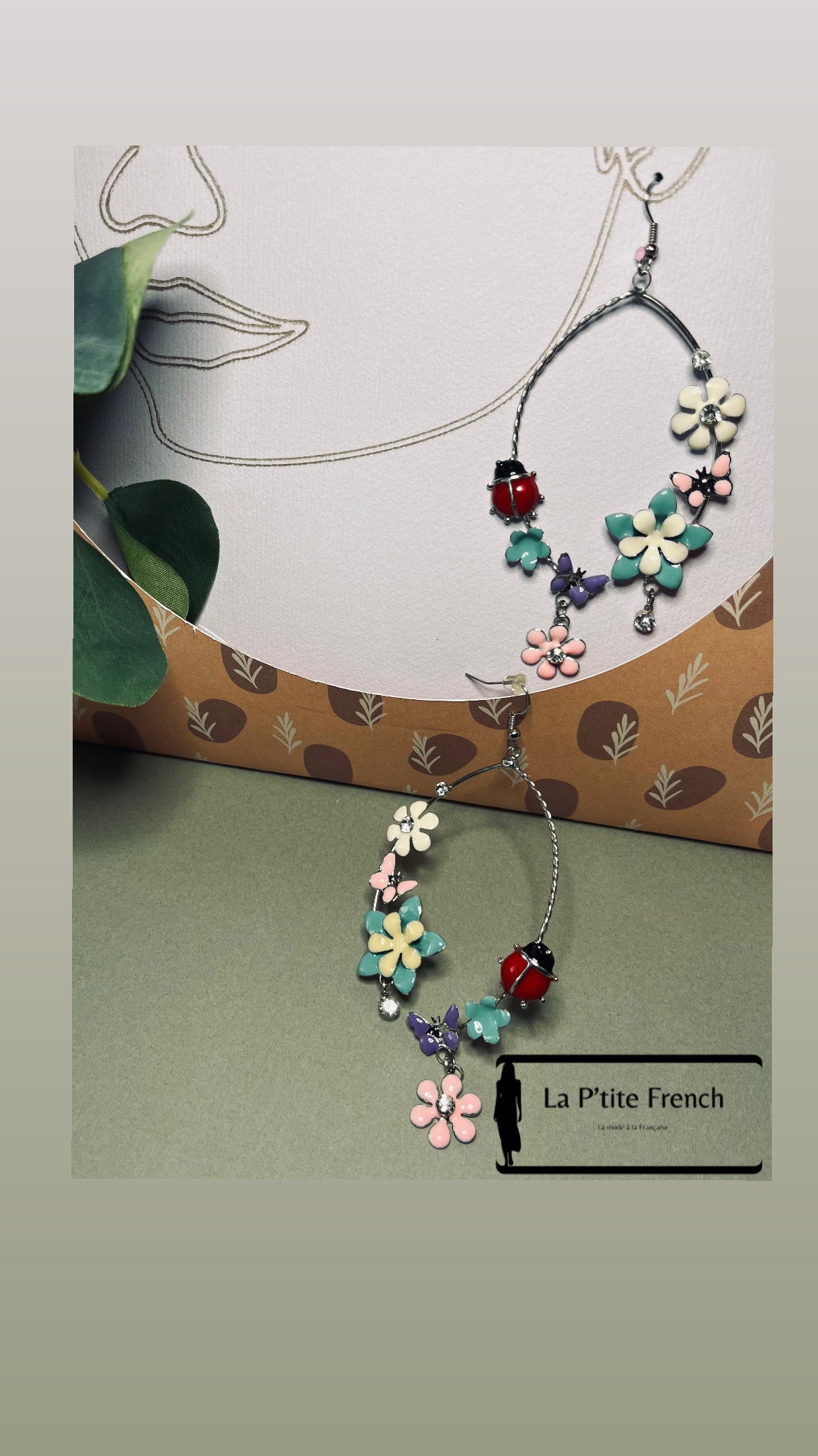 Boucles d'Oreilles Coccinella