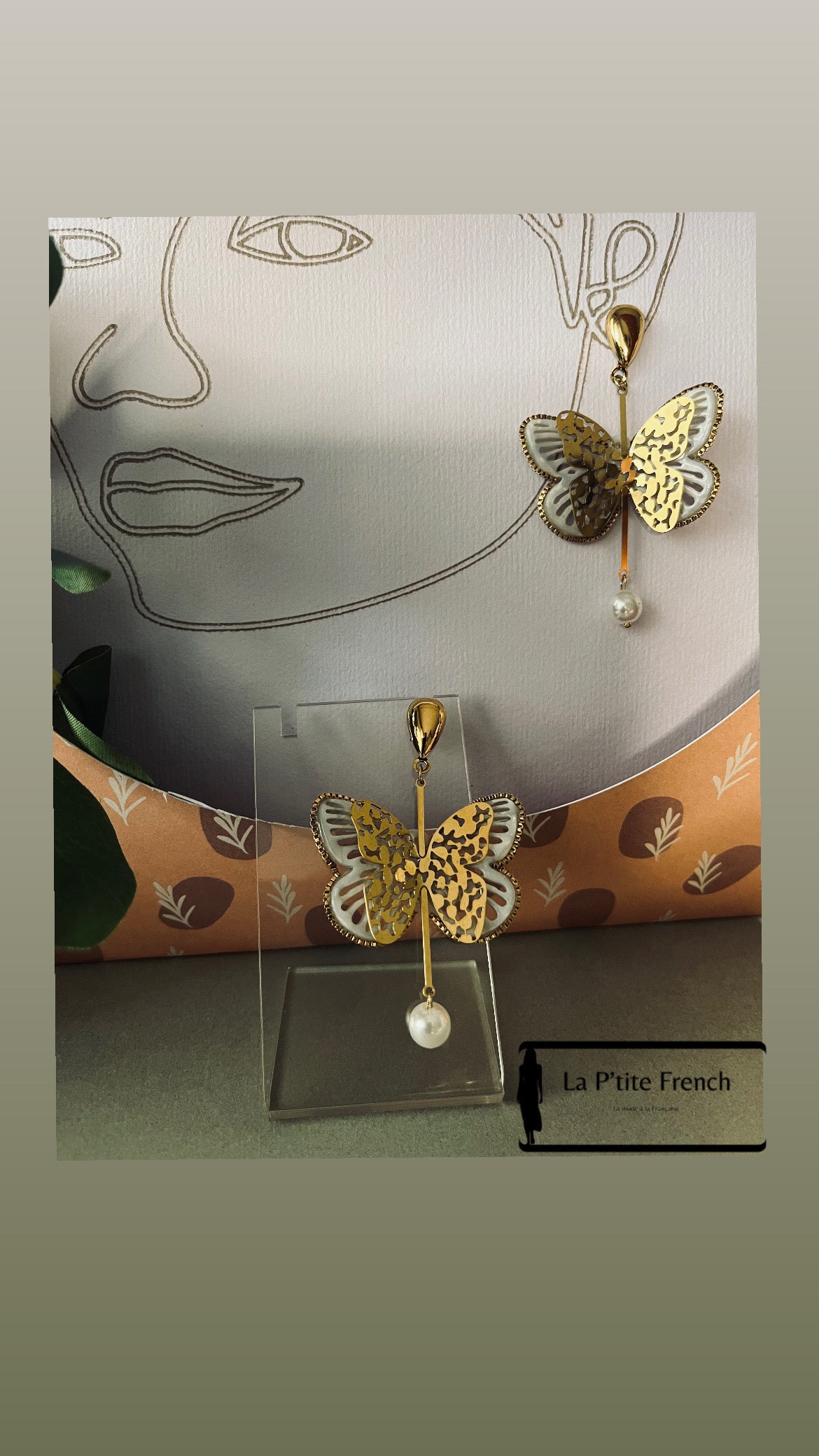 Boucles d'oreilles Butterfly🦋