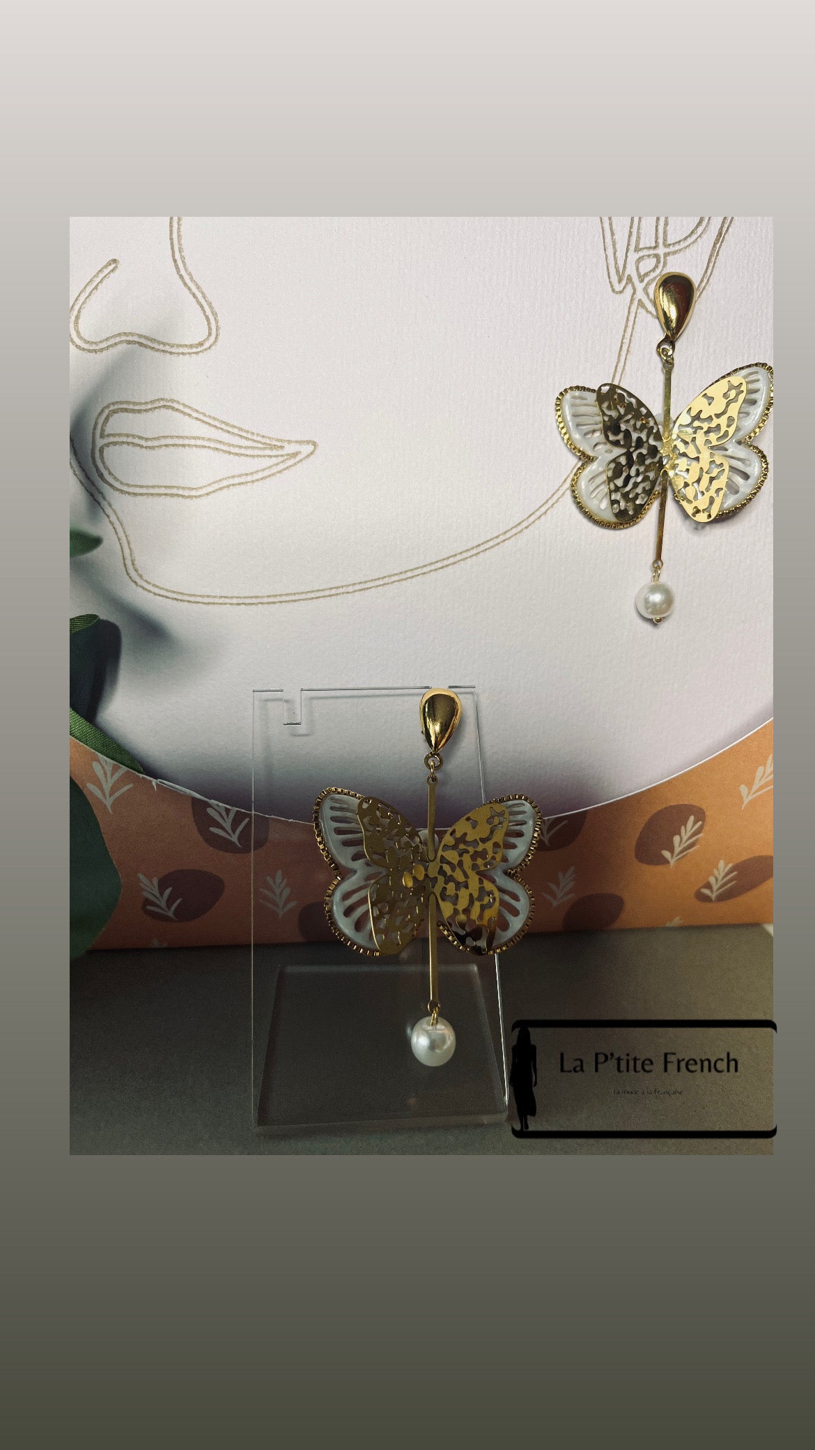 Boucles d'oreilles Butterfly🦋